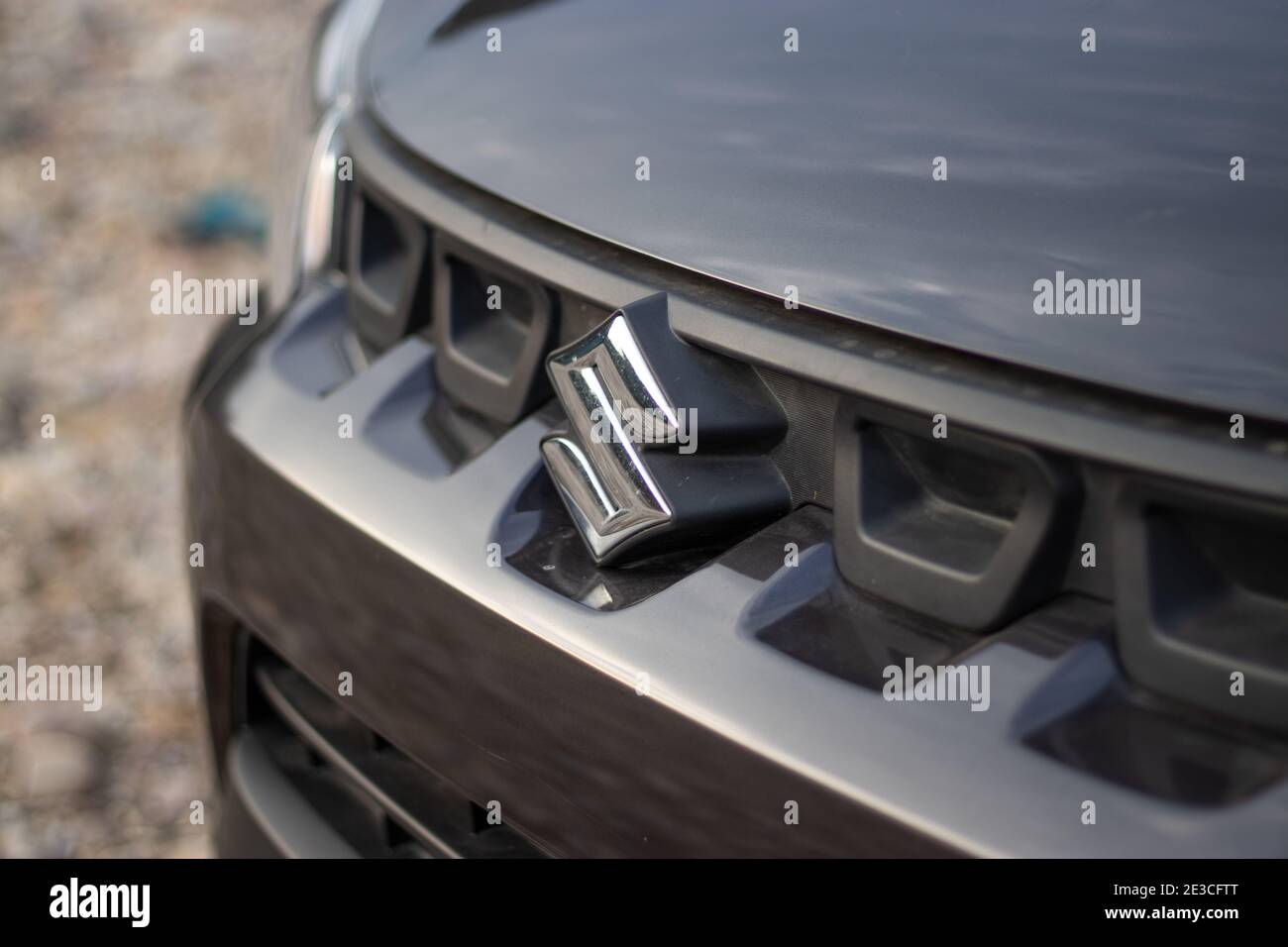 Assam, indien - Januar 10, 2021 : Maruti s presso Stock image. Stockfoto