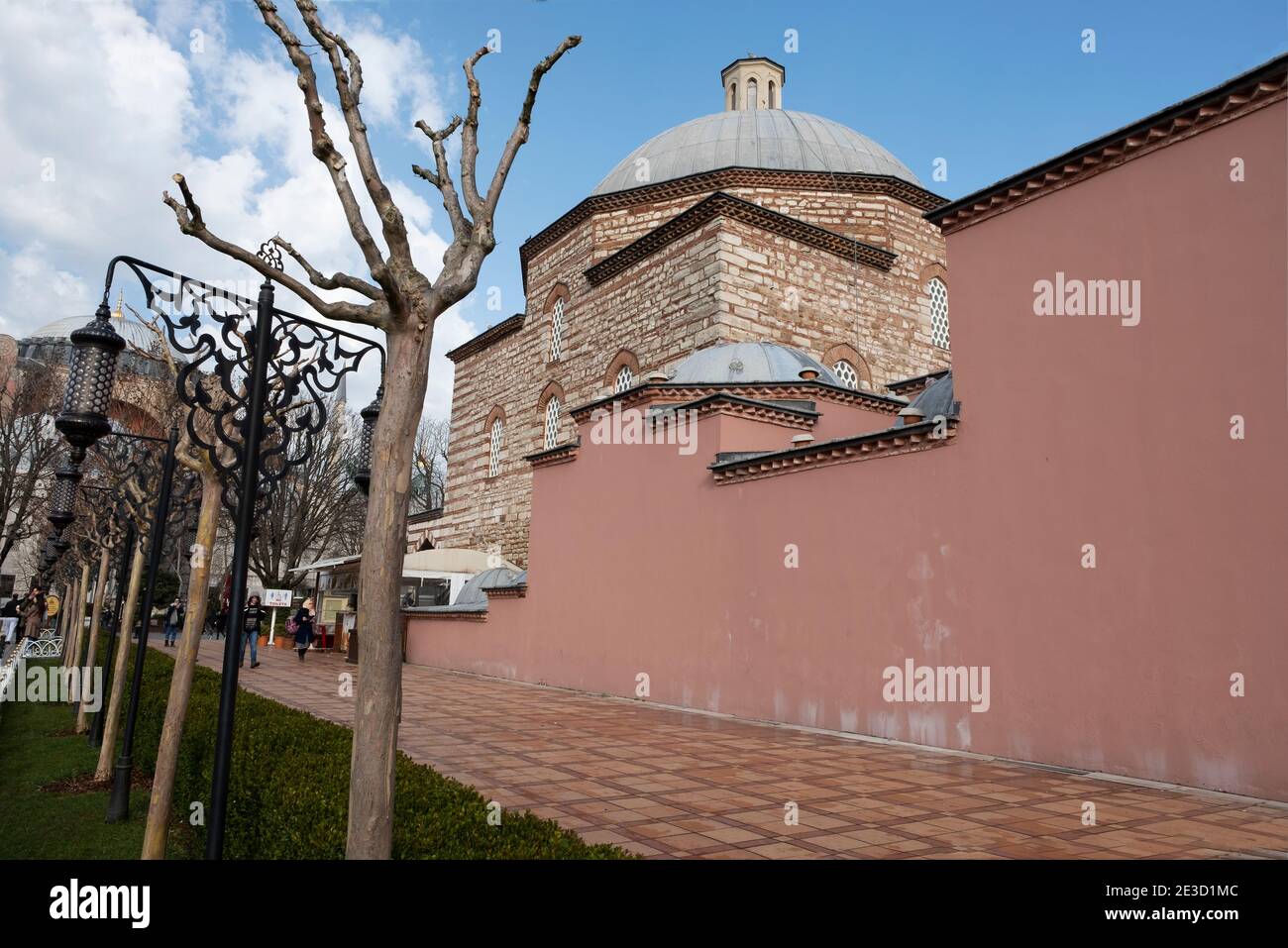 Istanbul, Türkei, 03. März 2018: Hagia Sophia Hurrem Sultan Bath ist ein osmanisches Bad auf dem Sultanahmet-Platz im Stadtteil Fatih in Istanbul. Stockfoto