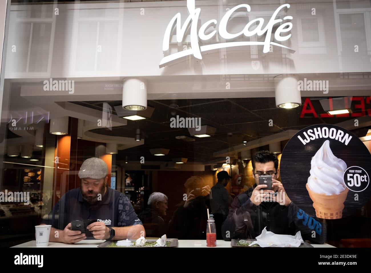 Alltag in Amsterdam, Niederlande. Foto von Martin Bertrand / Hans Lucas. Vie quotidienne à Amsterdam, Pays-Bas. Photographie de Martin Be Stockfoto