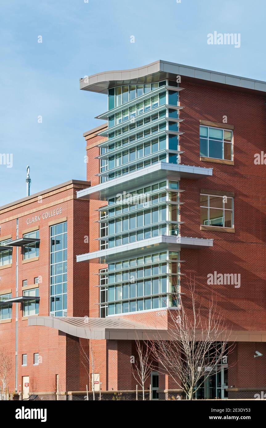 Clark Community College in Vancouver, Washington. Stockfoto