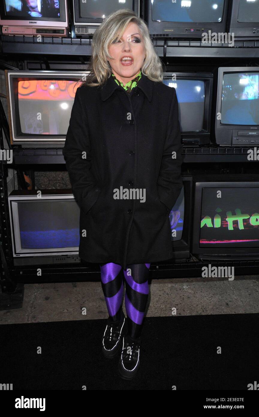 Sängerin Debbie Harry nimmt an der Louis Vuitton Tribute to Stephen Sprouse Teil, die am 8. Januar 2009 im Bowery Ballroom in New York City, NY, USA, stattfand. Foto von Gregorio Binuya/ABACAPRESS.COM Stockfoto