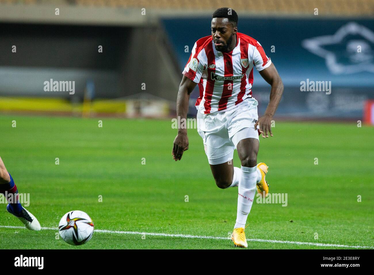 Inaki Williams vom Athletic Club während des spanischen Supercups Letztes Fußballspiel zwischen FC Barcelona und Athletic Club Bil / LM Stockfoto