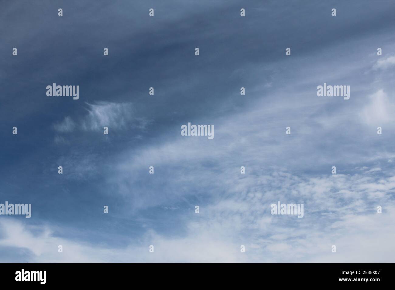Hochebenen Wolken - Horizont Stockfoto