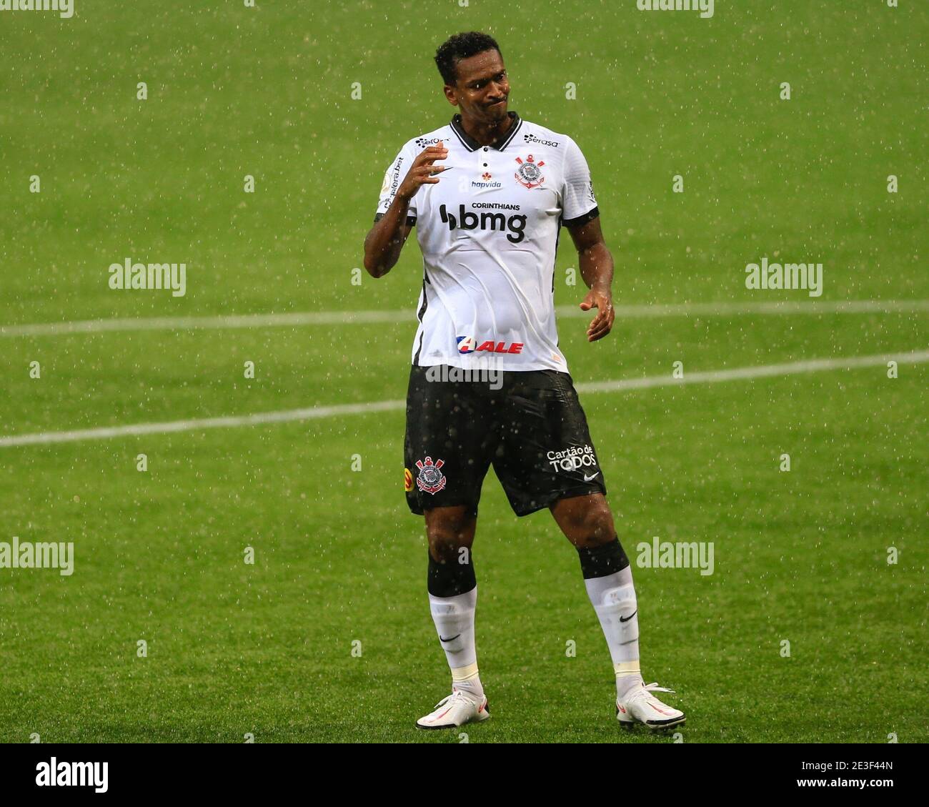 São PAULO, SP - 18.01.2021: PALMEIRAS X CORINTHIANS - Jo aus Corinthians während des Spiels zwischen Palmeiras und Corinthians gültig für die Brasilianische Meisterschaft im Estadio Allianz Parque in São Paulo, SP. (Foto: Richard Callis/Fotoarena) Stockfoto