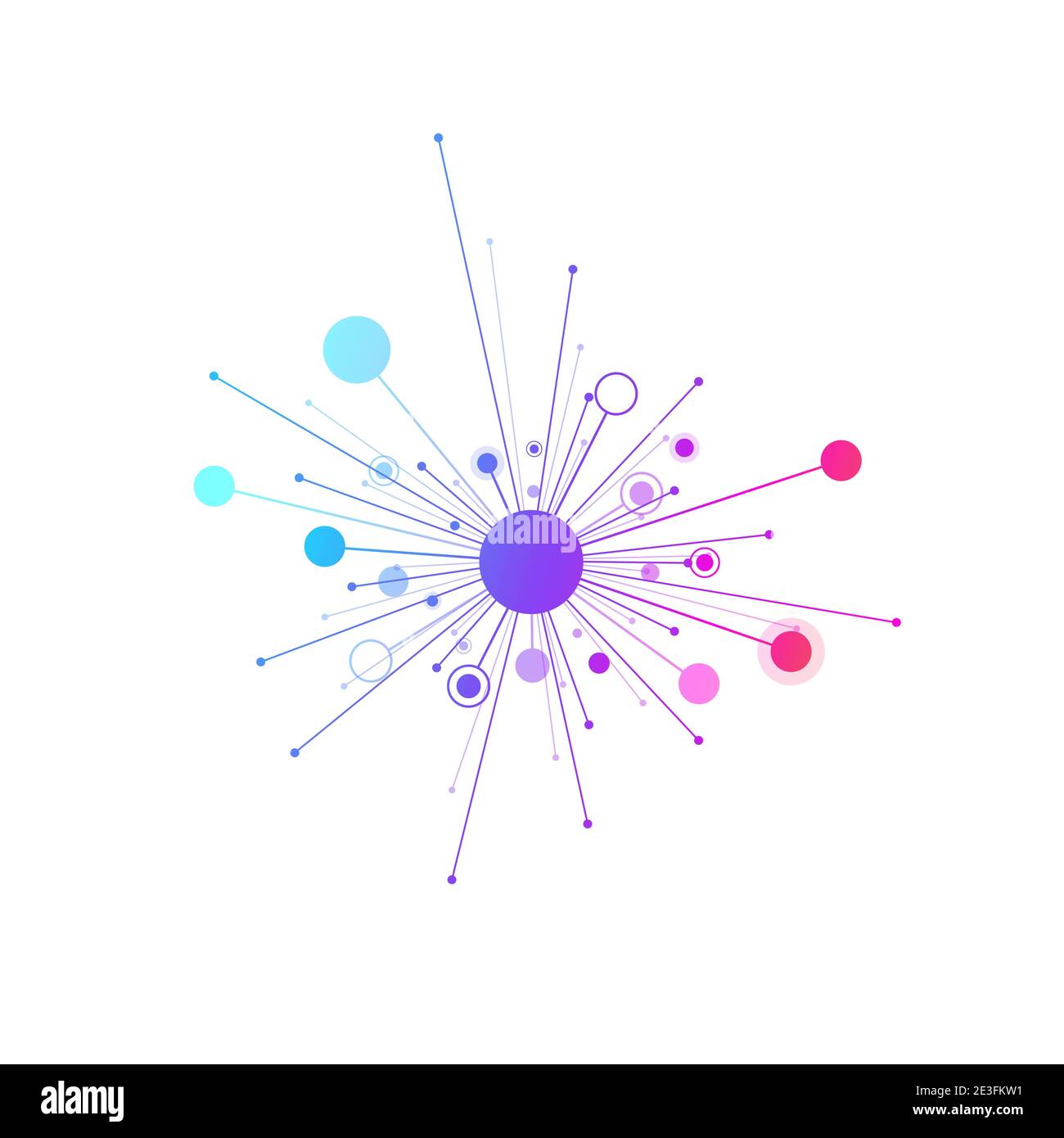 Molekül logo Symbol Vorlage Wissenschaft Genetik Firmenschriftzug, DNA-Helix. Genetische Analyse, Forschung biotech Code DNA-Moleküle. Biotechnologie Genom Stockfoto