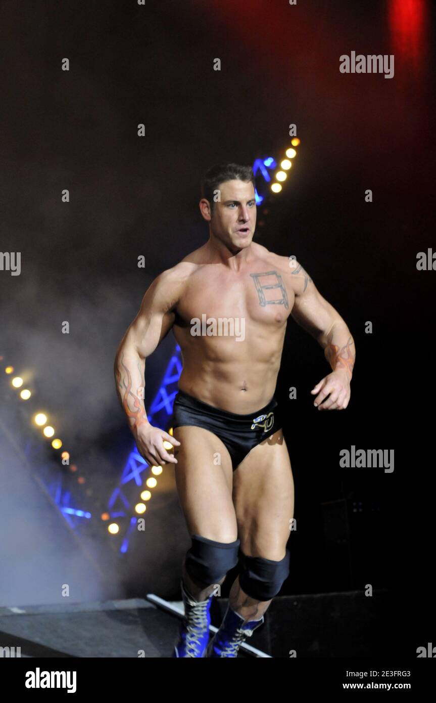 Rene Dupree während der Catch American Wrestling Extreme Tour 2009 im Zenith in Paris, Frankreich am 18. März 2009. Foto von Thierry Plessis/ABACAPRESS.COM Stockfoto