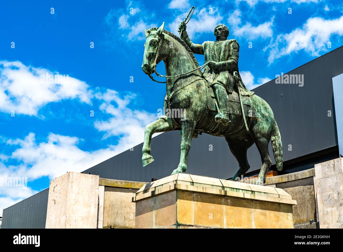 Statue von Fructuoso Rivera in Montevideo, Uruguay Stockfoto