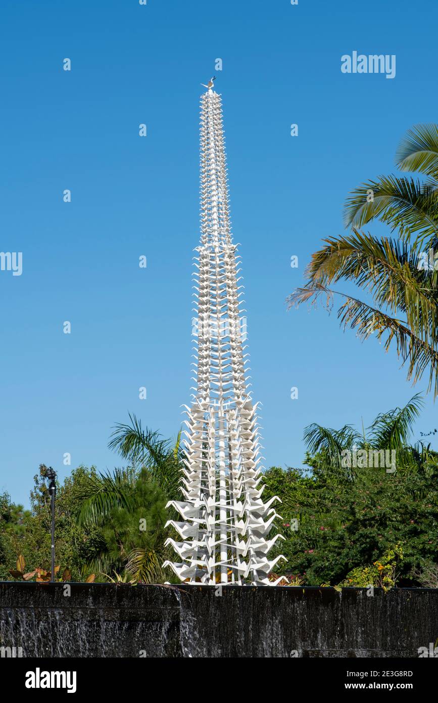 Naples, Florida. Botanischer Garten Von Neapel. Origami im Garten