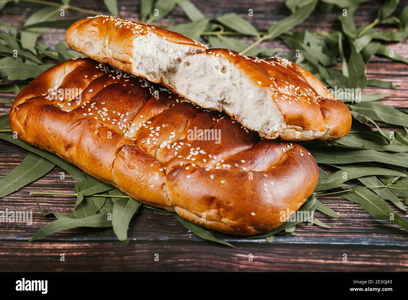 Traditionelles mexikanisches Brot namens 'Pan de Fiesta' aus Tlaxcala und Puebla Mexiko Stockfoto