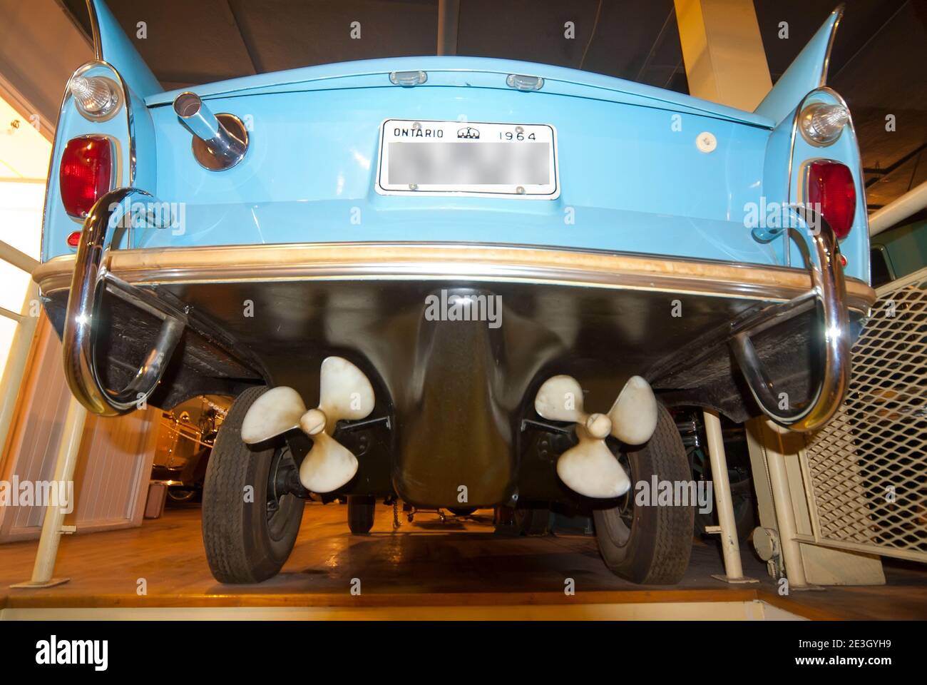 Amphicar, Wasserpropeller Stockfoto