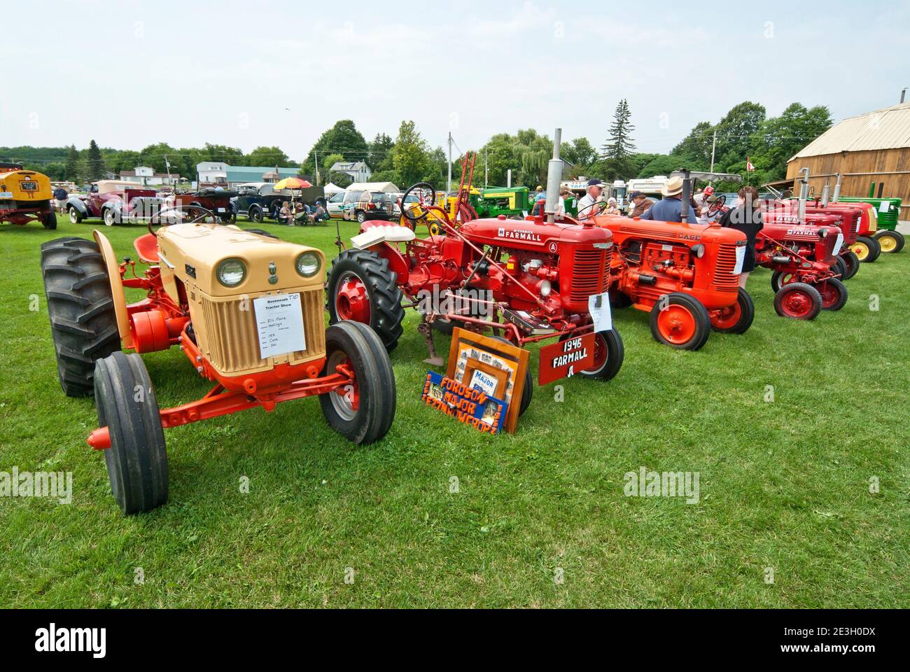 Vintage Tractor Show, Kanada Stockfoto