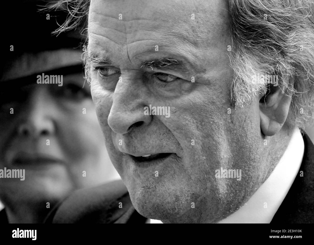 Sir Terry Wogan im Margaret Thatcher's Funeral in St Paul's Cathedral - 17. April 2013 Stockfoto