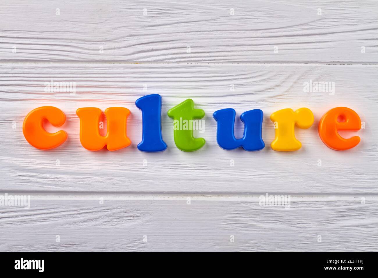 Kultur als nationale Errungenschaft. Stockfoto