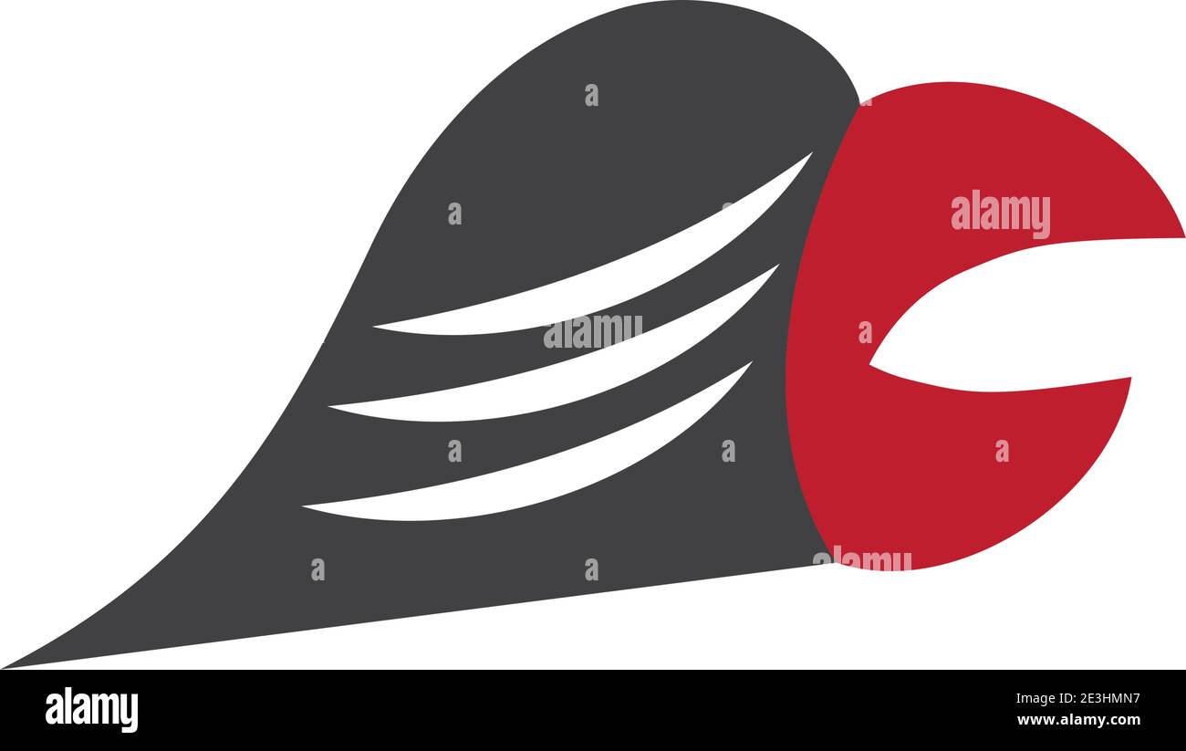 Falcon Eagle Bird Logo Stock Vektor