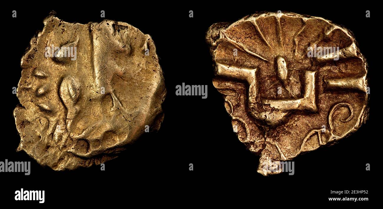 Celtic Quarter Stater Stockfoto