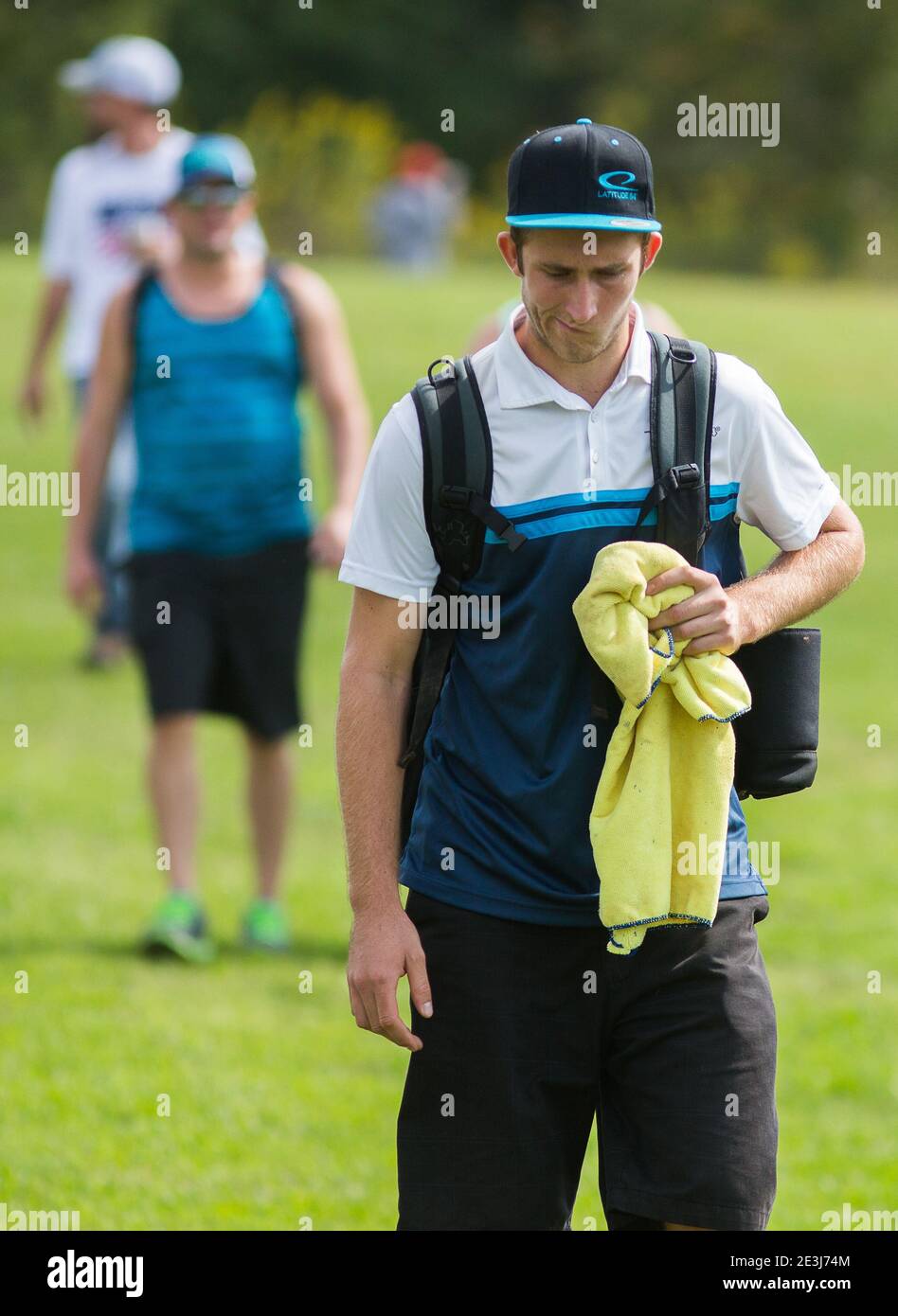 Disc Golf Turnier in Rock Hill, S. C. Stockfoto