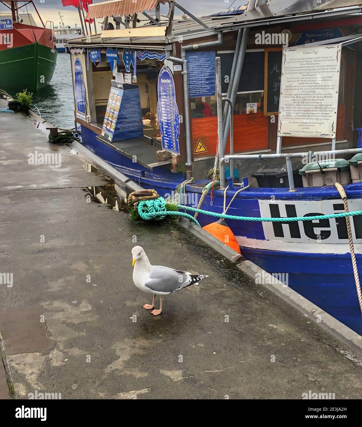 Fischerboote im Hafen Stockfoto