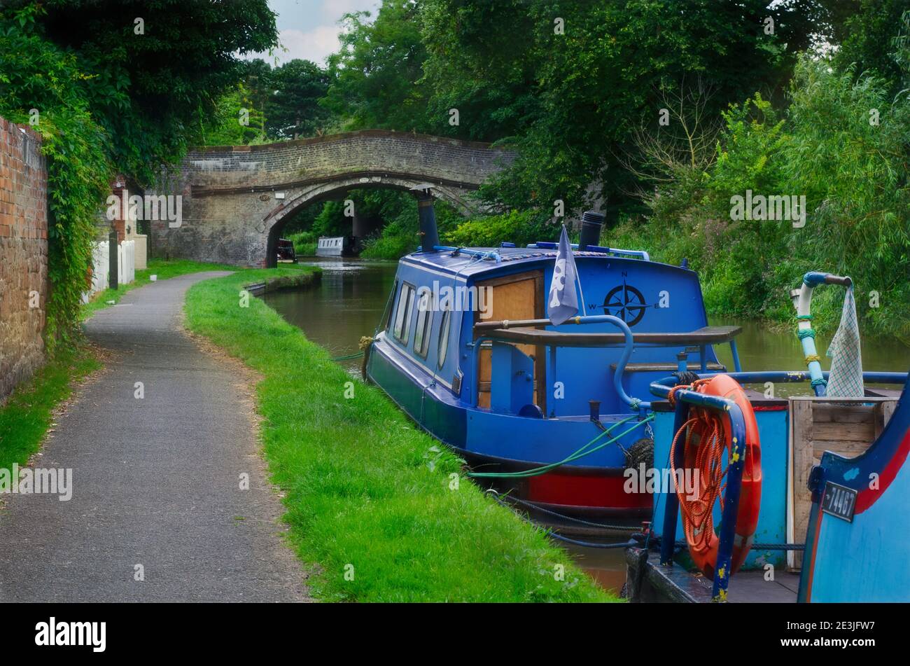 Shropshire Union Kanal Nantwich Cheshire UK Stockfoto