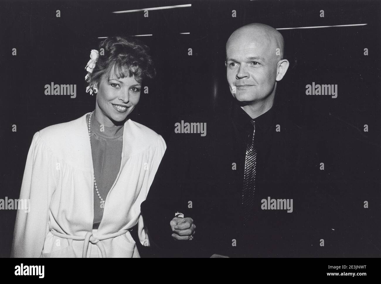 MICHELLE PHILLIPS mit Carl Parsons Quelle: Ralph Dominguez/MediaPunch Stockfoto