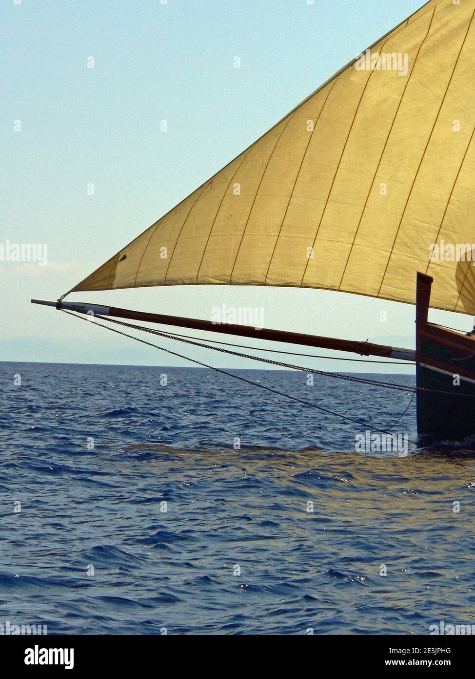 Stintino, Sardinien, Italien. Lateen Sail Regatta 2005 Stockfoto