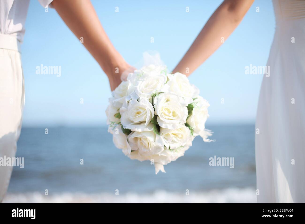 Blumenstrauß in Hochzeit Foto von hoher Qualität Stockfoto