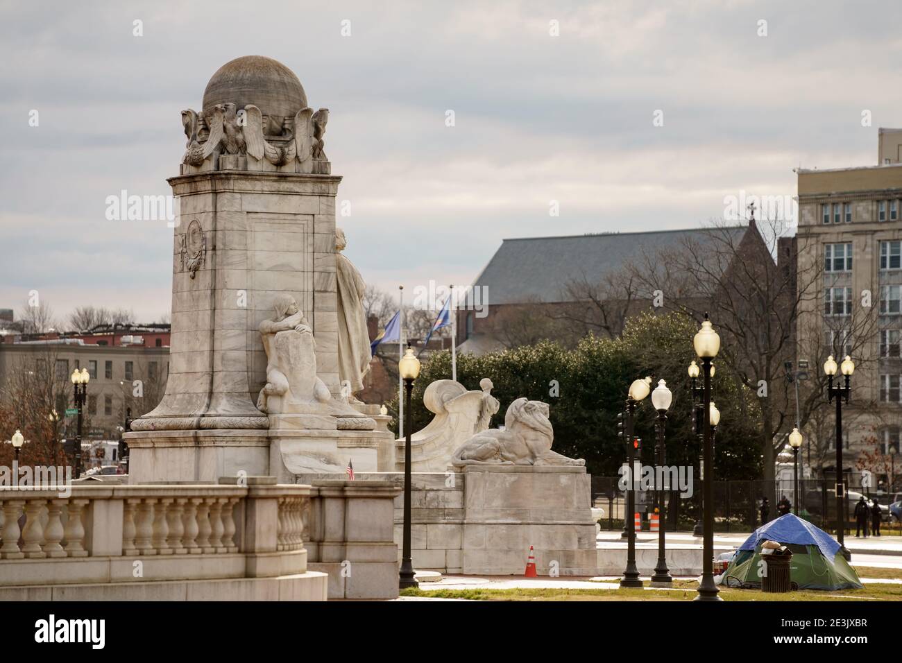 Columbus Circle Washington DC USA Stockfoto