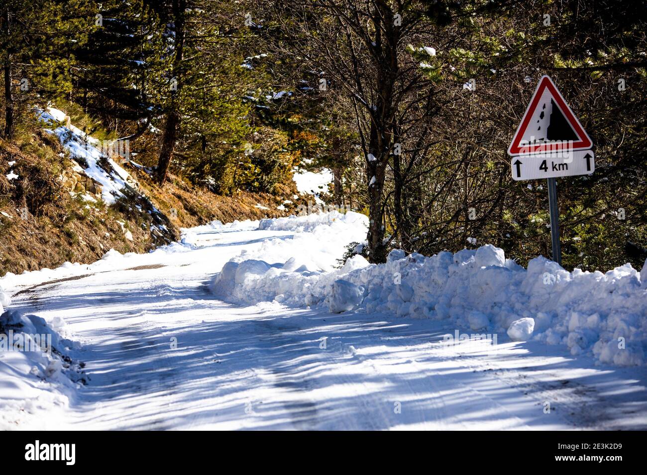 Landscape Recce während der 2021 WRC World Rally Car Championship, Monte Carlo Rallye am 20. Bis 24. Januar 2021 in Monaco - Foto Bastien Roux / DPPI / LiveMedia Stockfoto