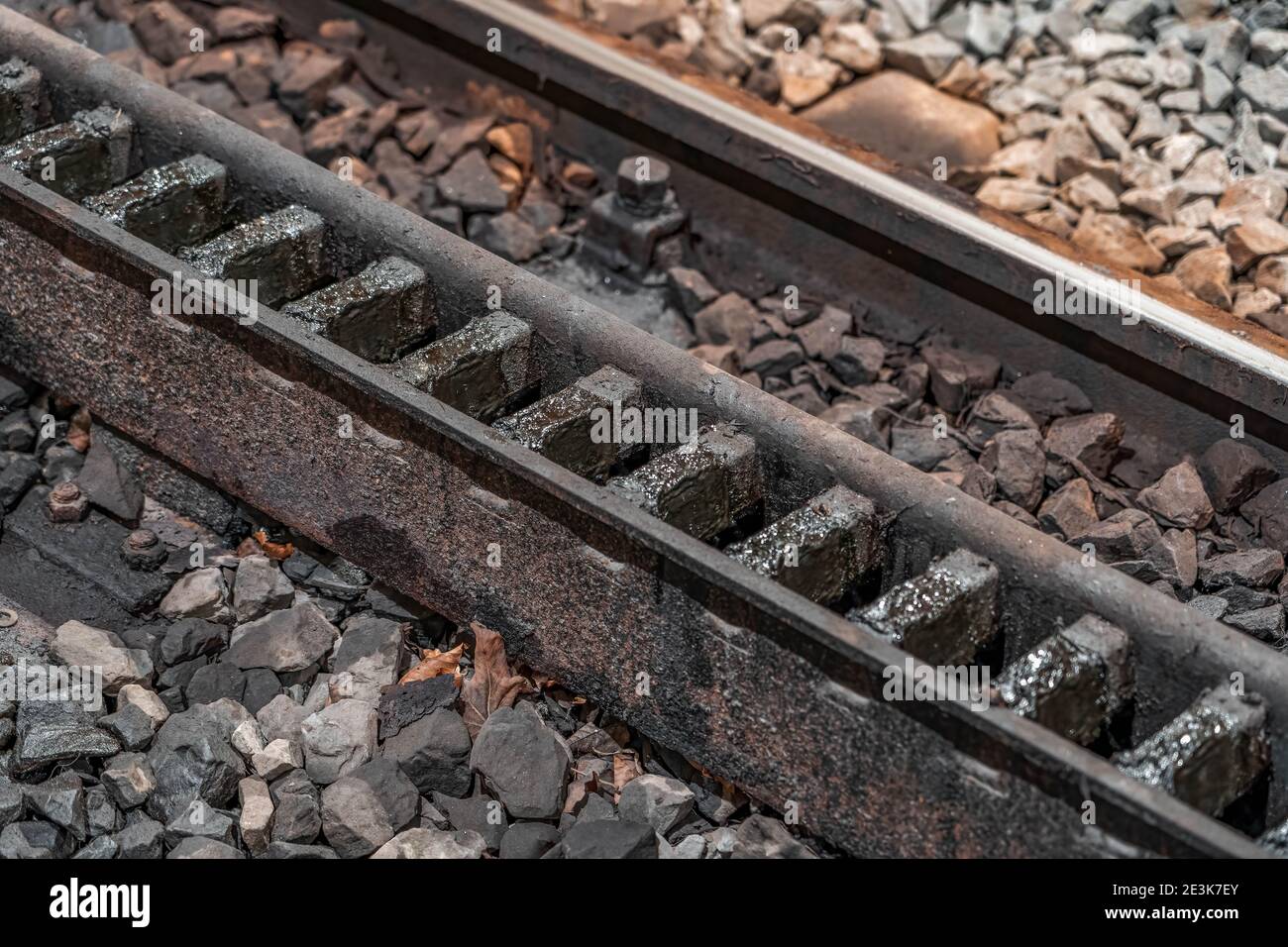 Zahnradbahn auf Meterspur am Bahnhof Zugspitze Gletscher In Deutschland Stockfoto