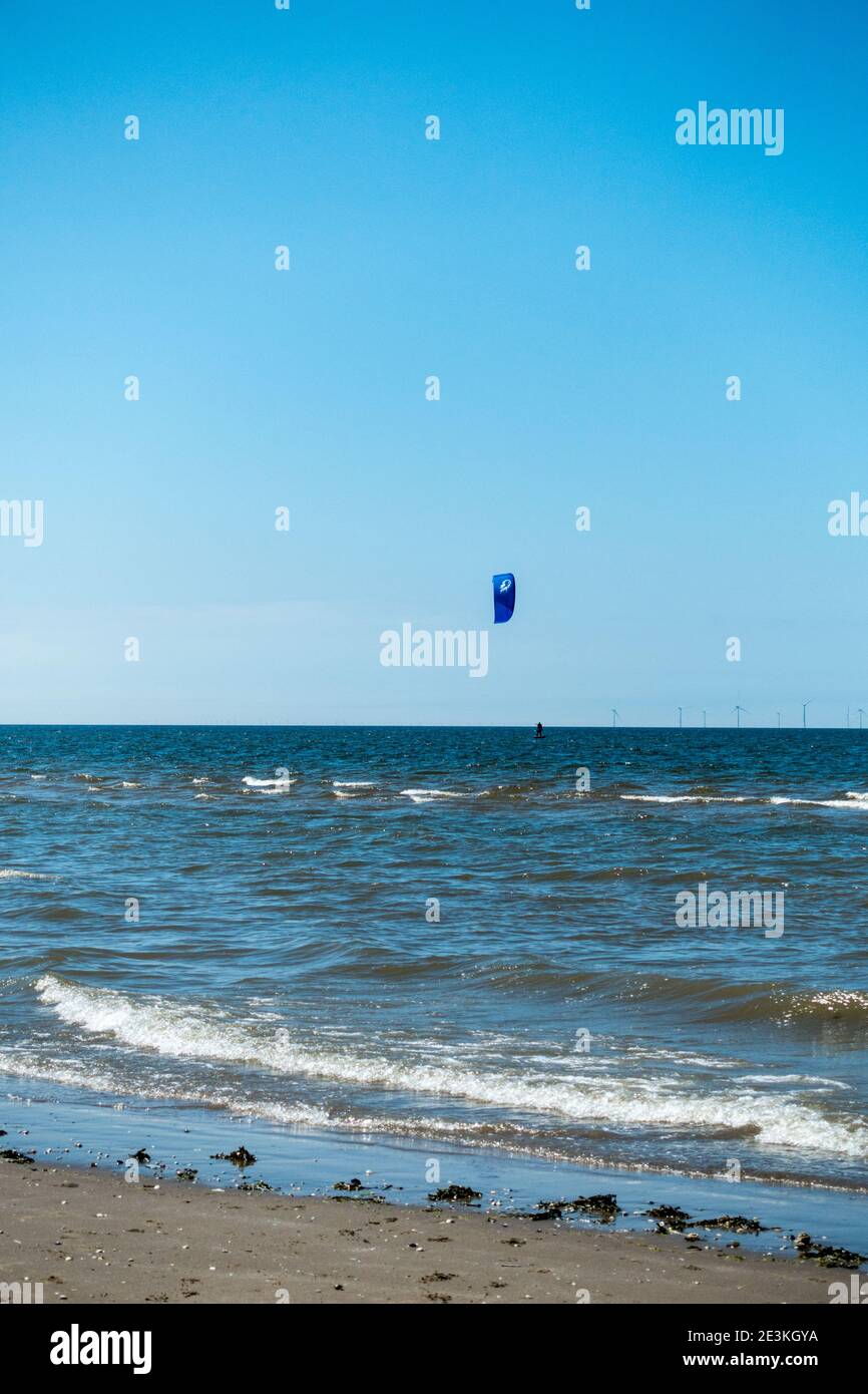 WCSC segelt vom Strand Stockfoto