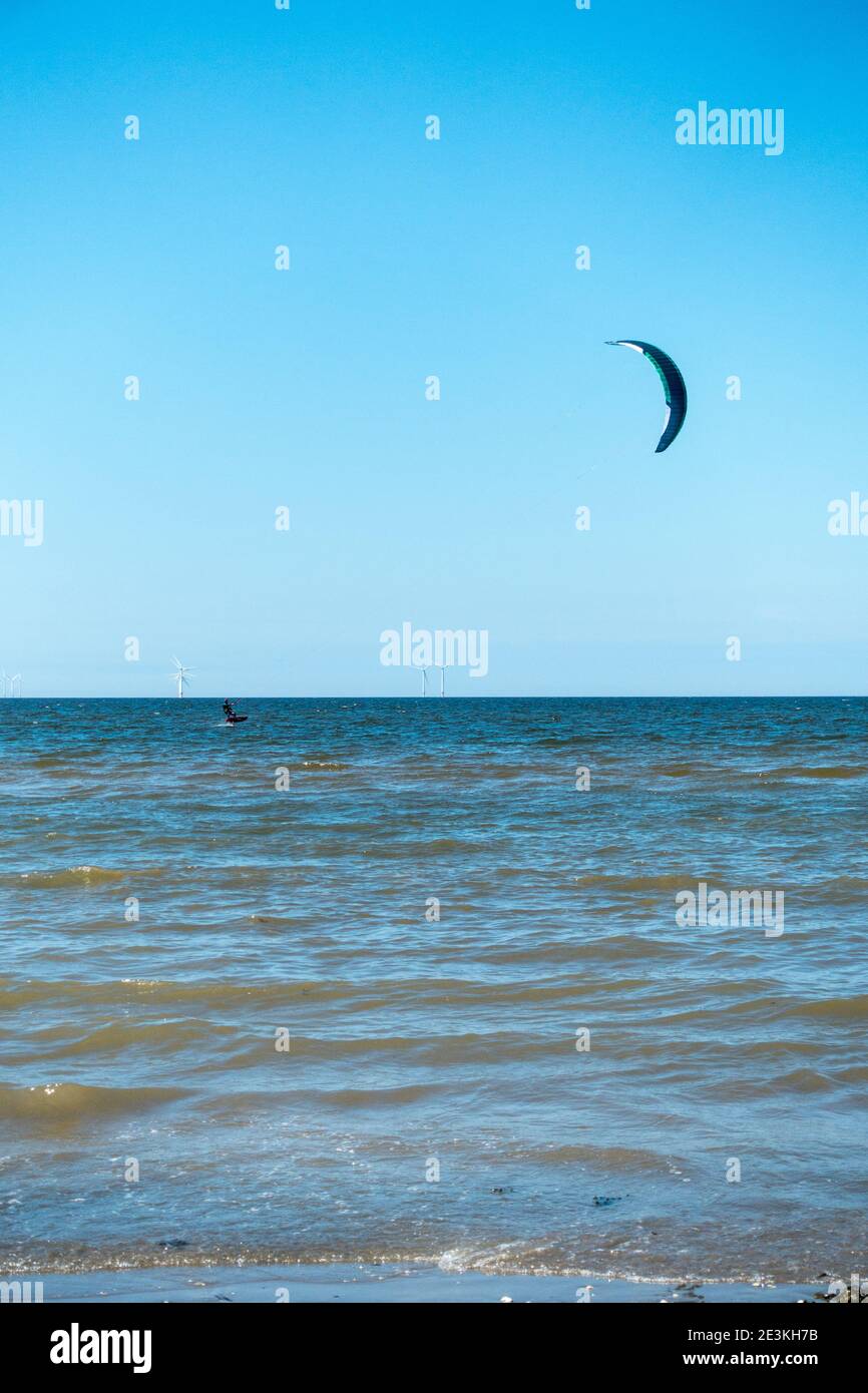 WCSC segelt vom Strand Stockfoto