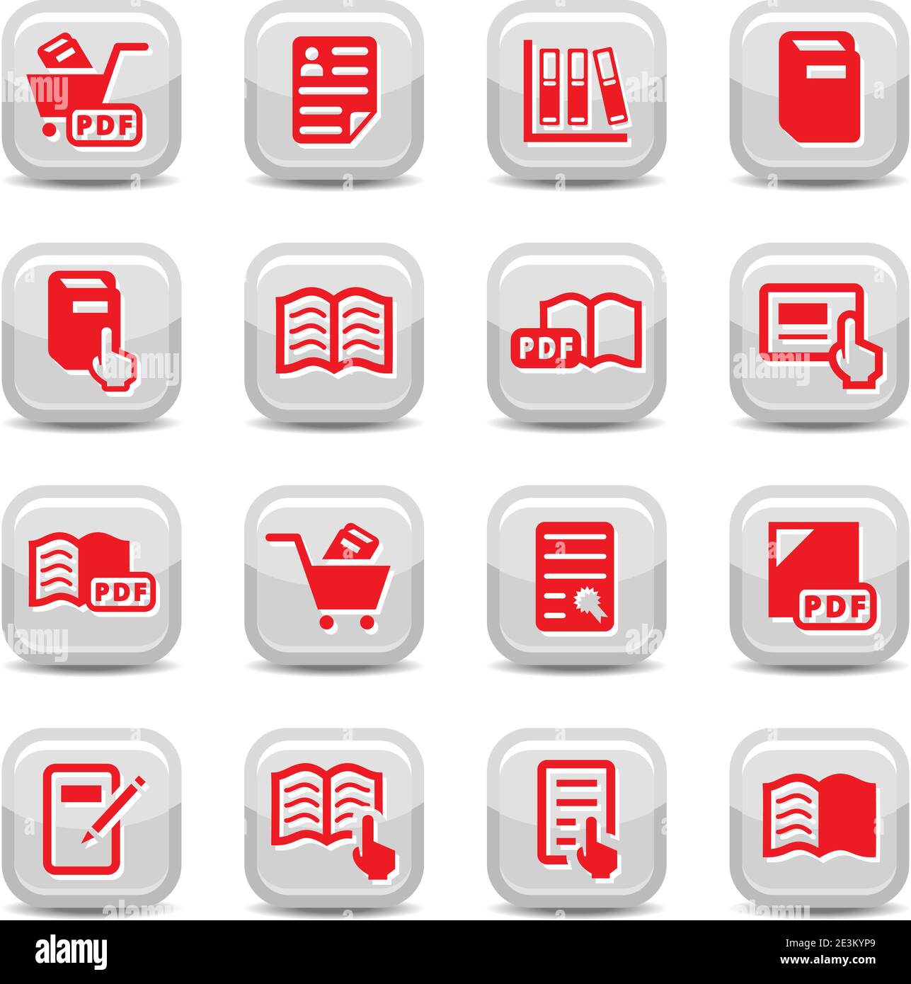 Vektorsymbol für Web und mobile Geräte. Alle Elemente sind gruppiert. Stock Vektor