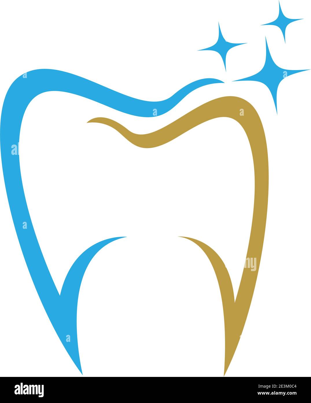 Dental Logo Symbol Vorlage Vektor Illustration Design Stock Vektor