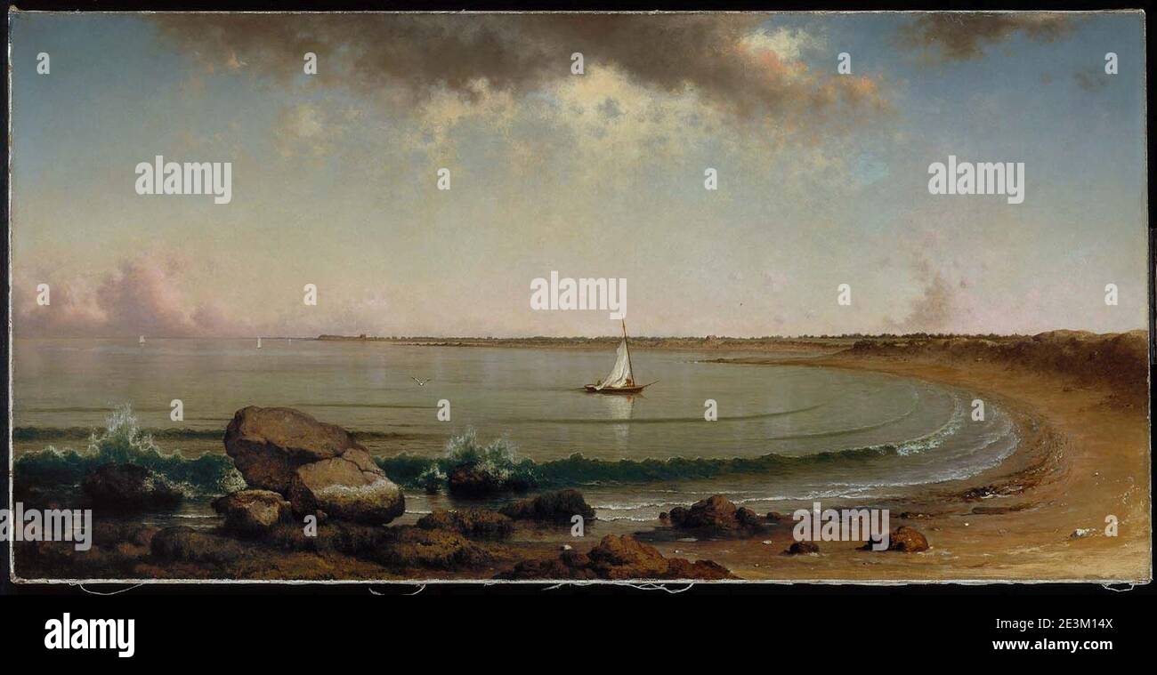 Martin Johnson Heade - Shore Scene, Point Judith Stockfoto