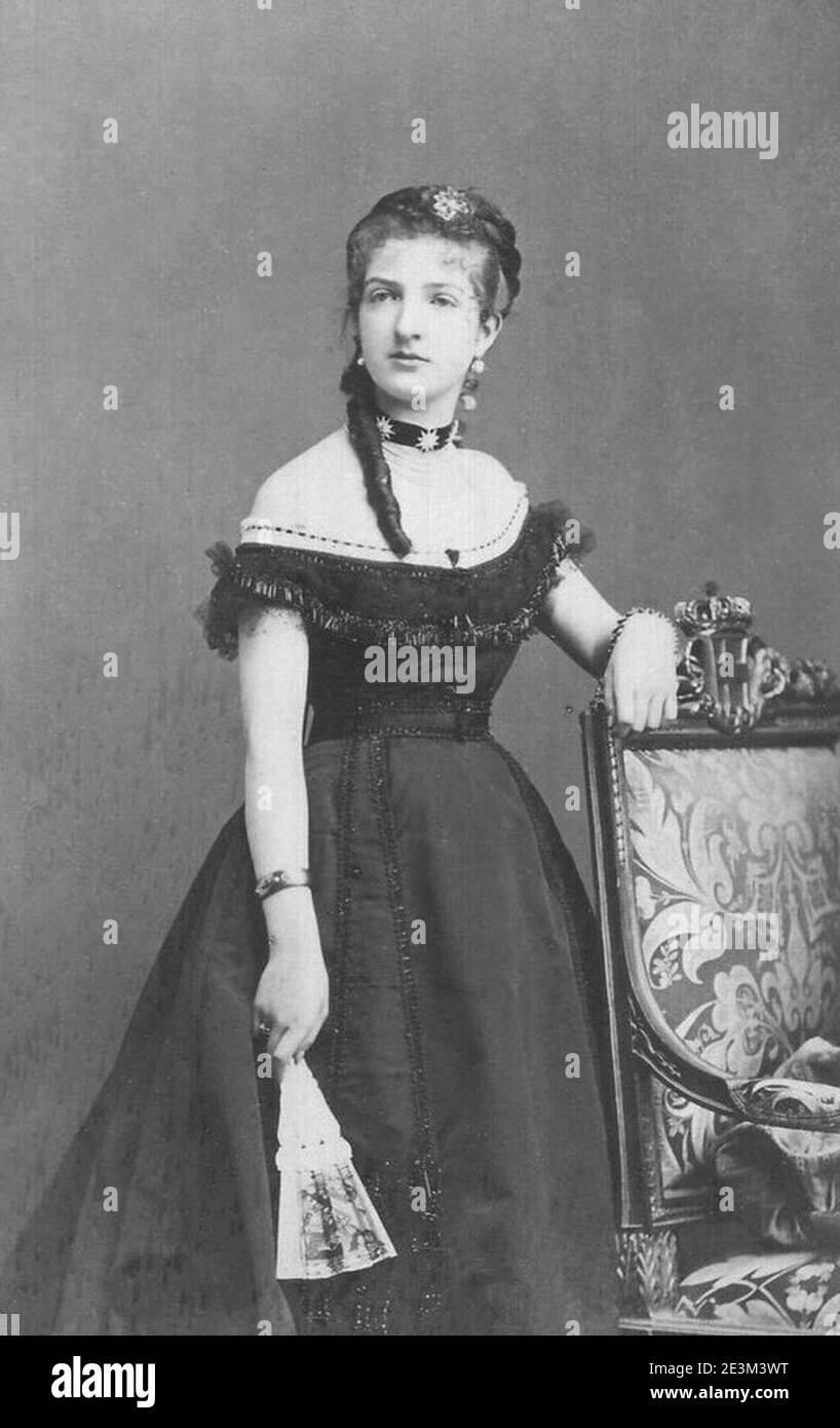 Margherita, Kronprinzessin von Italien. Stockfoto