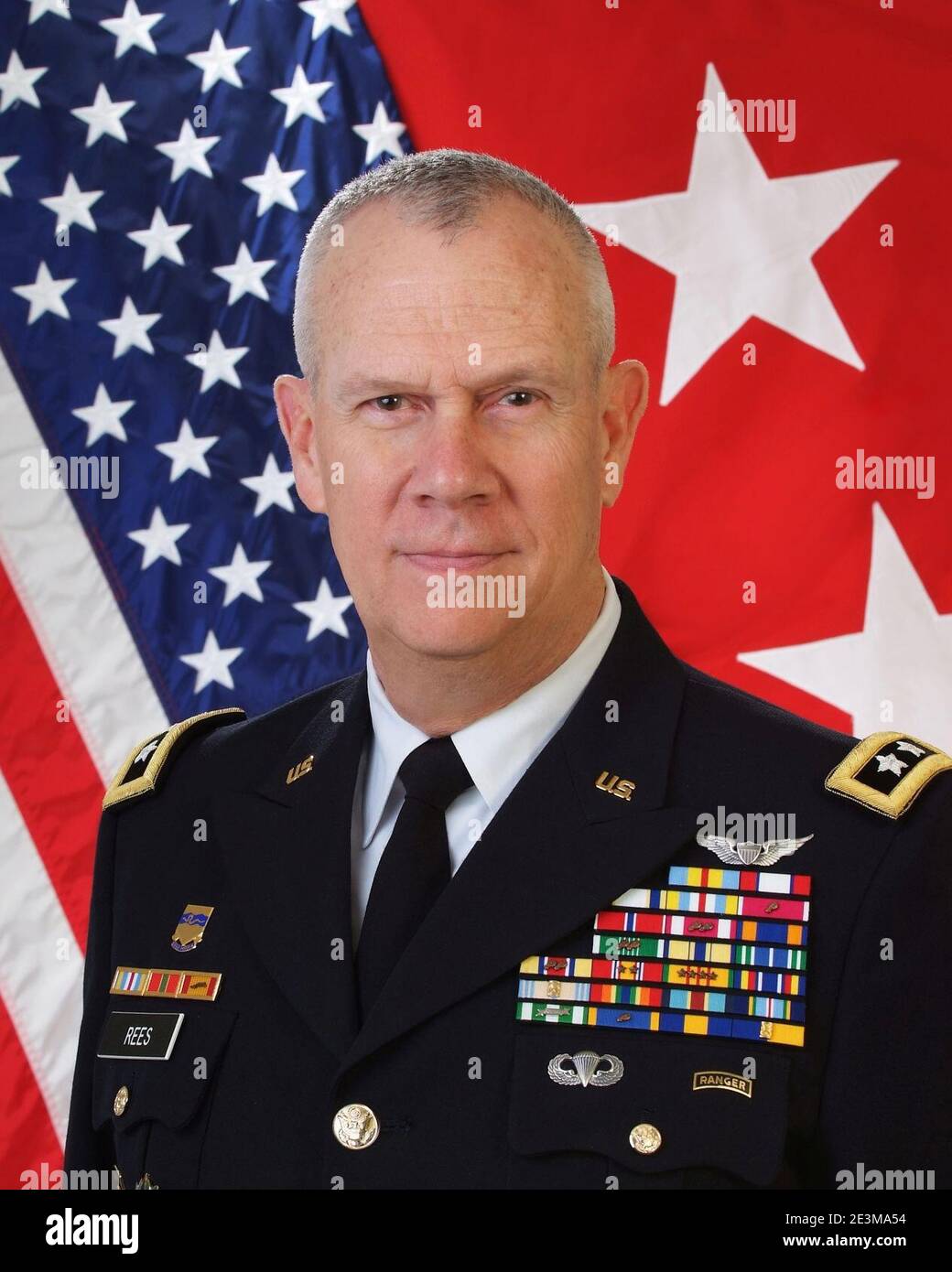 Maj. General Raymond F. Rees, Adjutant General, Oregon. Stockfoto