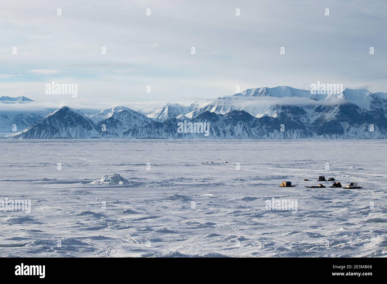 Arktische Landschaft Stockfoto
