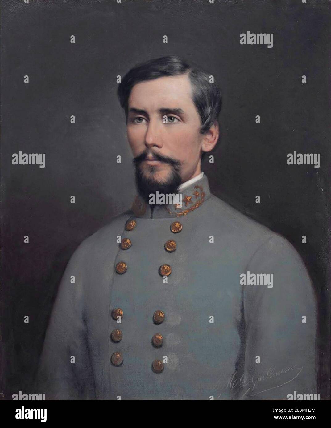 Generalmajor Patrick Cleburne, von Louis Guillaume. Stockfoto