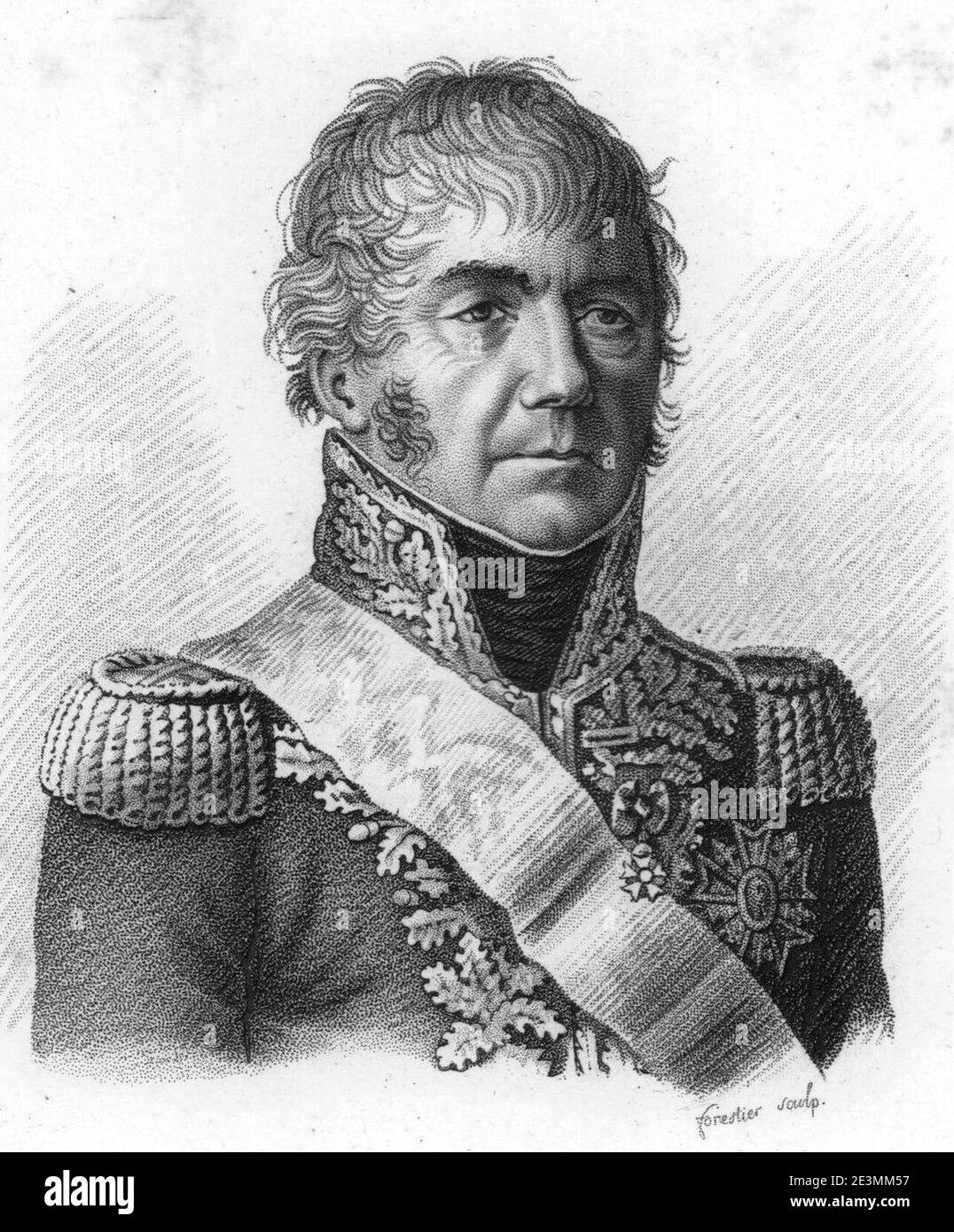 Marechal François-Joseph Lefebvre. Stockfoto