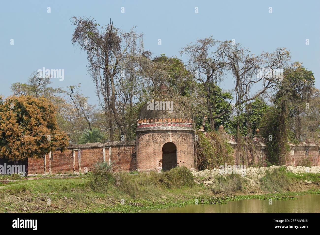 Architektonische Überreste von Rajnagar palatial Complex, Rajnagar, Bihar, Indien Stockfoto