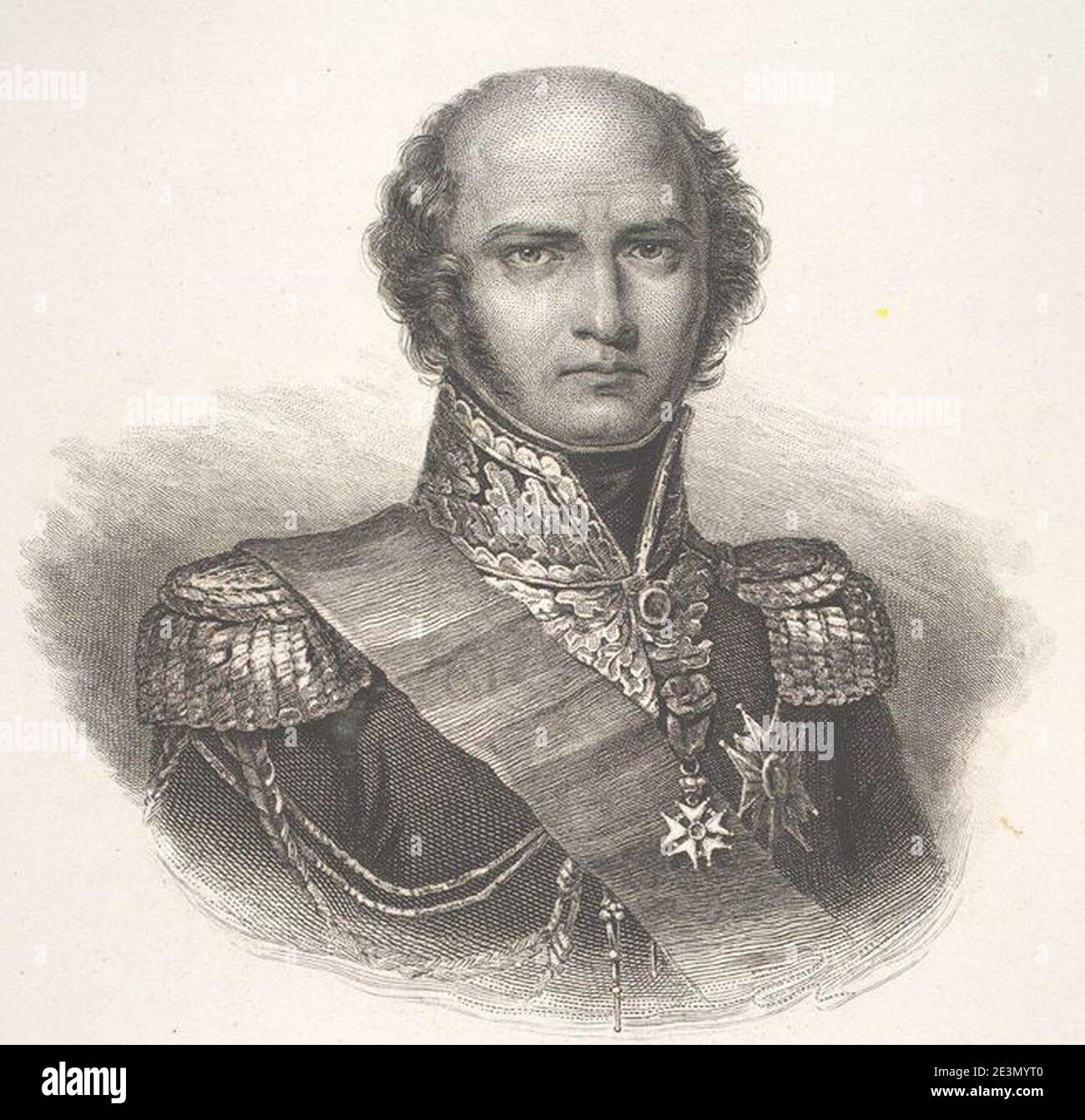 Marshal Davout von Maulet. Stockfoto