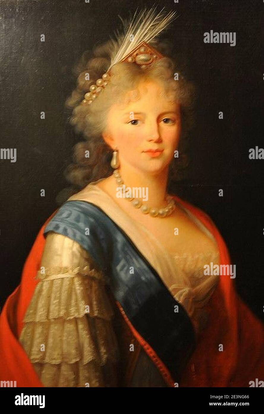 Maria Feodorovna (Sophie Dorothea von Württemberg), 1790er. Stockfoto