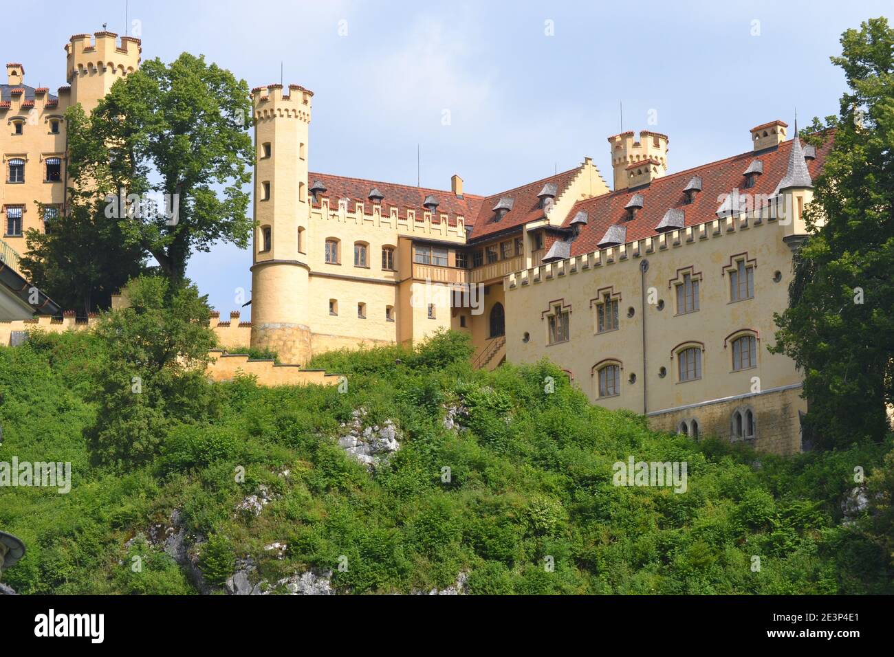 Schloss vom König Ludwig in Füssen Stockfoto