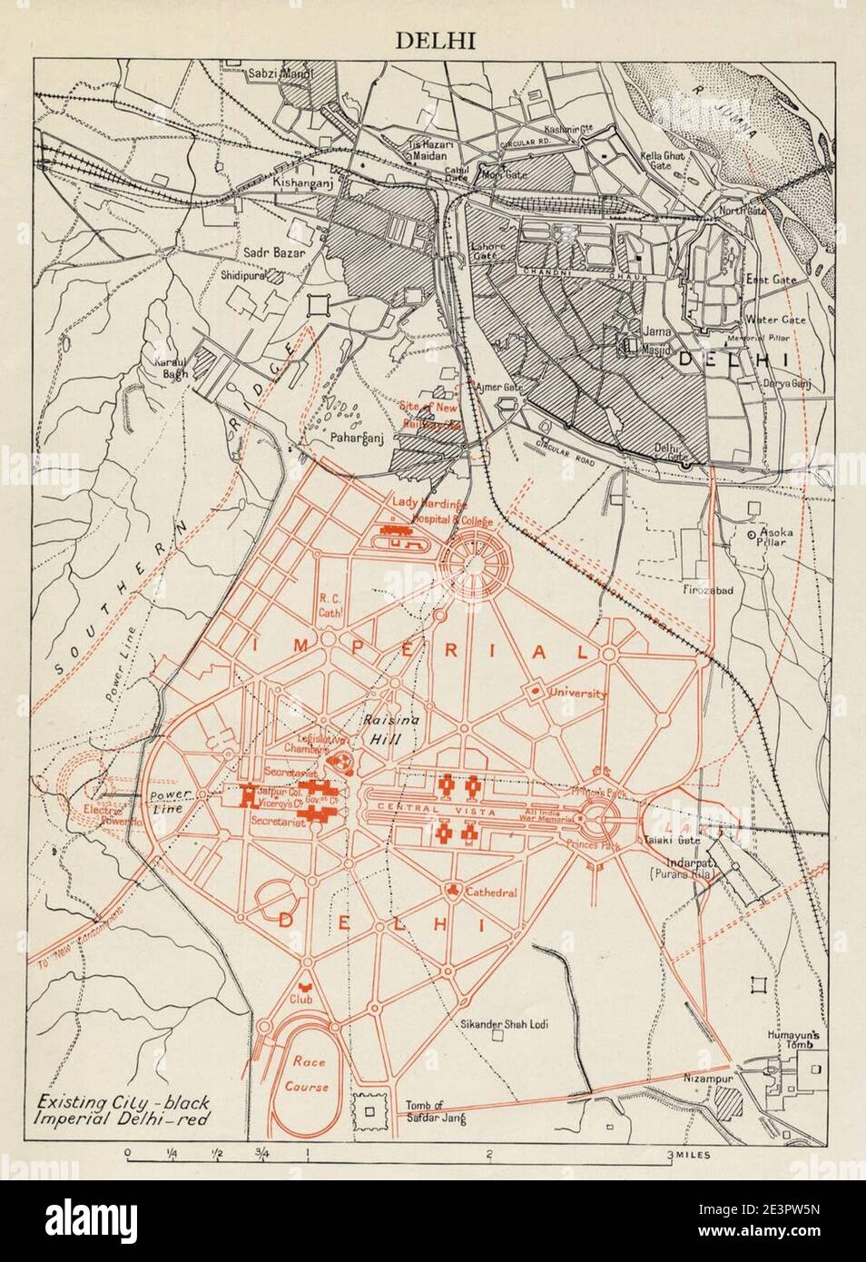 Lutyens delhi map Fotos und Bildmaterial in hoher Auflösung Alamy