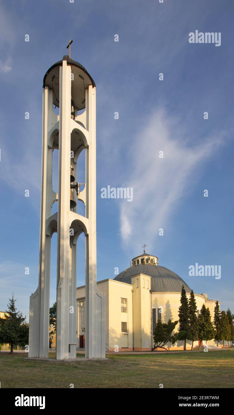 Kirche Christi König in Torun. Polen Stockfoto