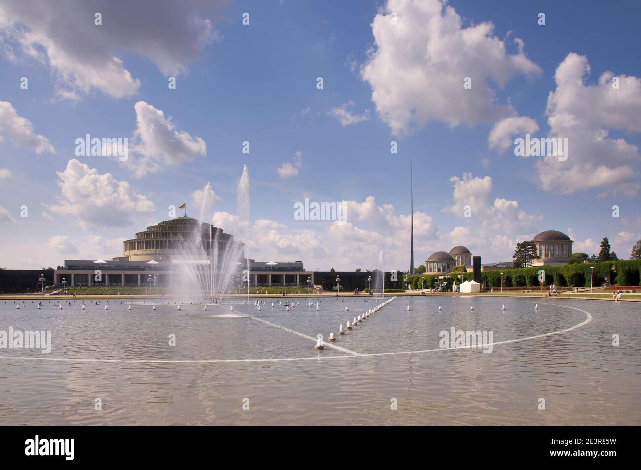 Centennial Hall in Breslau. Polen Stockfoto