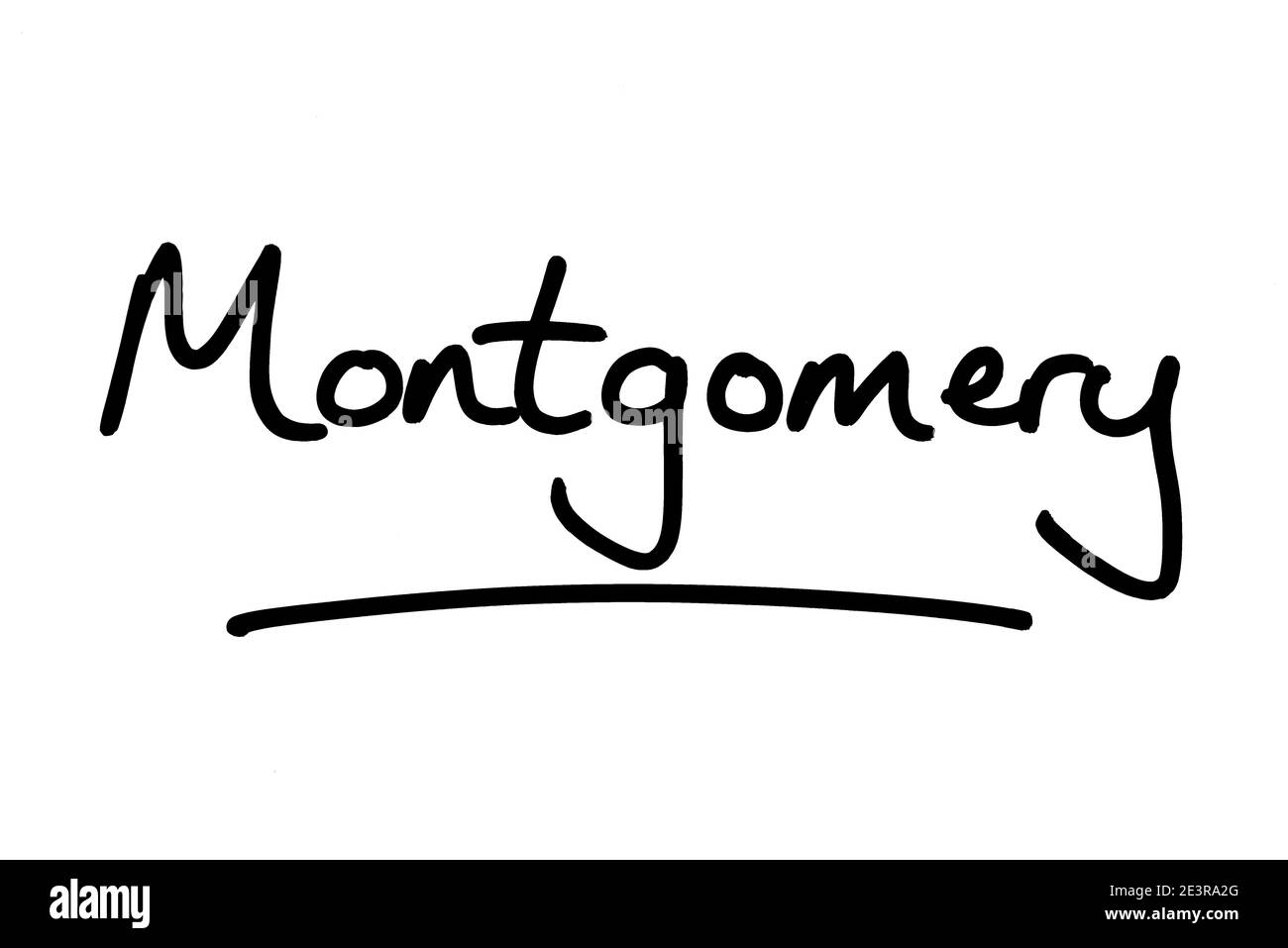 Montgomery - die Hauptstadt im Bundesstaat Alabama, in den Vereinigten Staaten von Amerika. Stockfoto