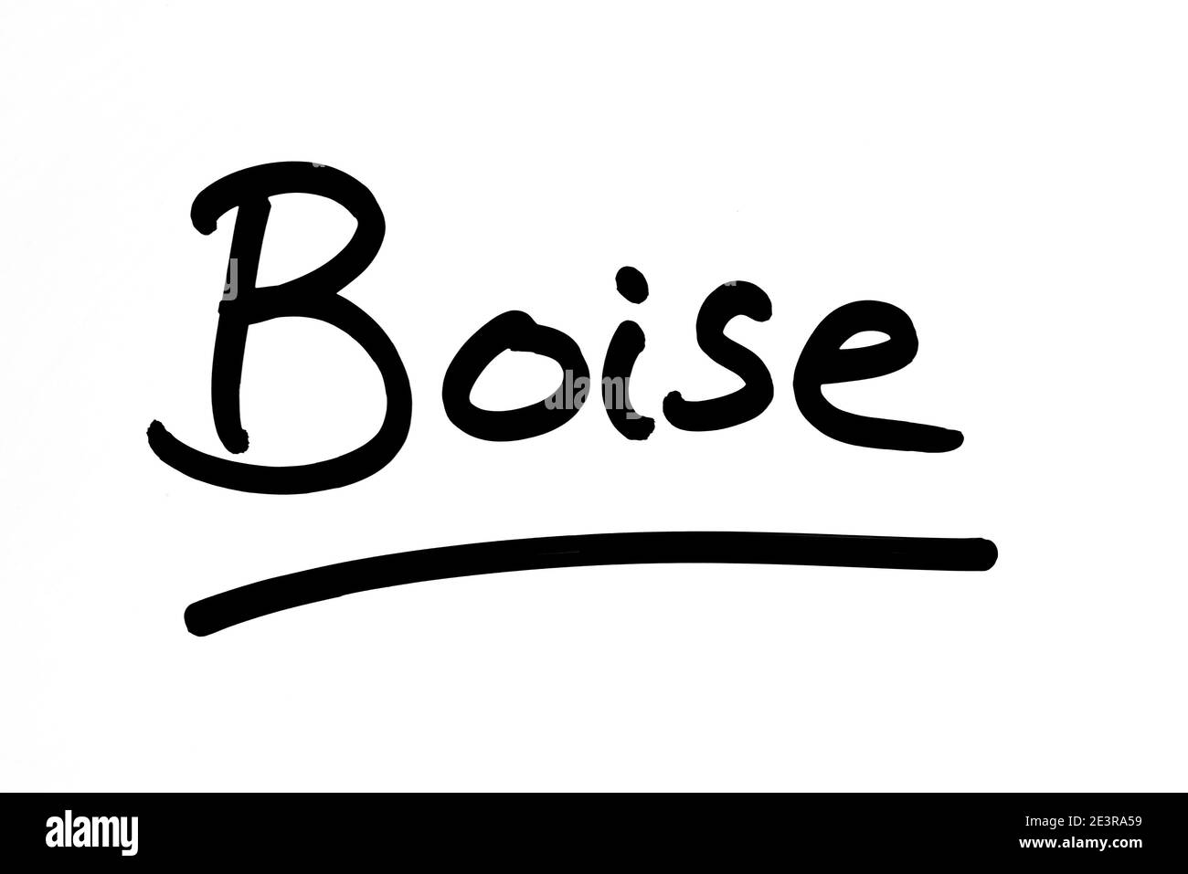 Boise - die Hauptstadt des Staates Idaho, in den Vereinigten Staaten von Amerika. Stockfoto