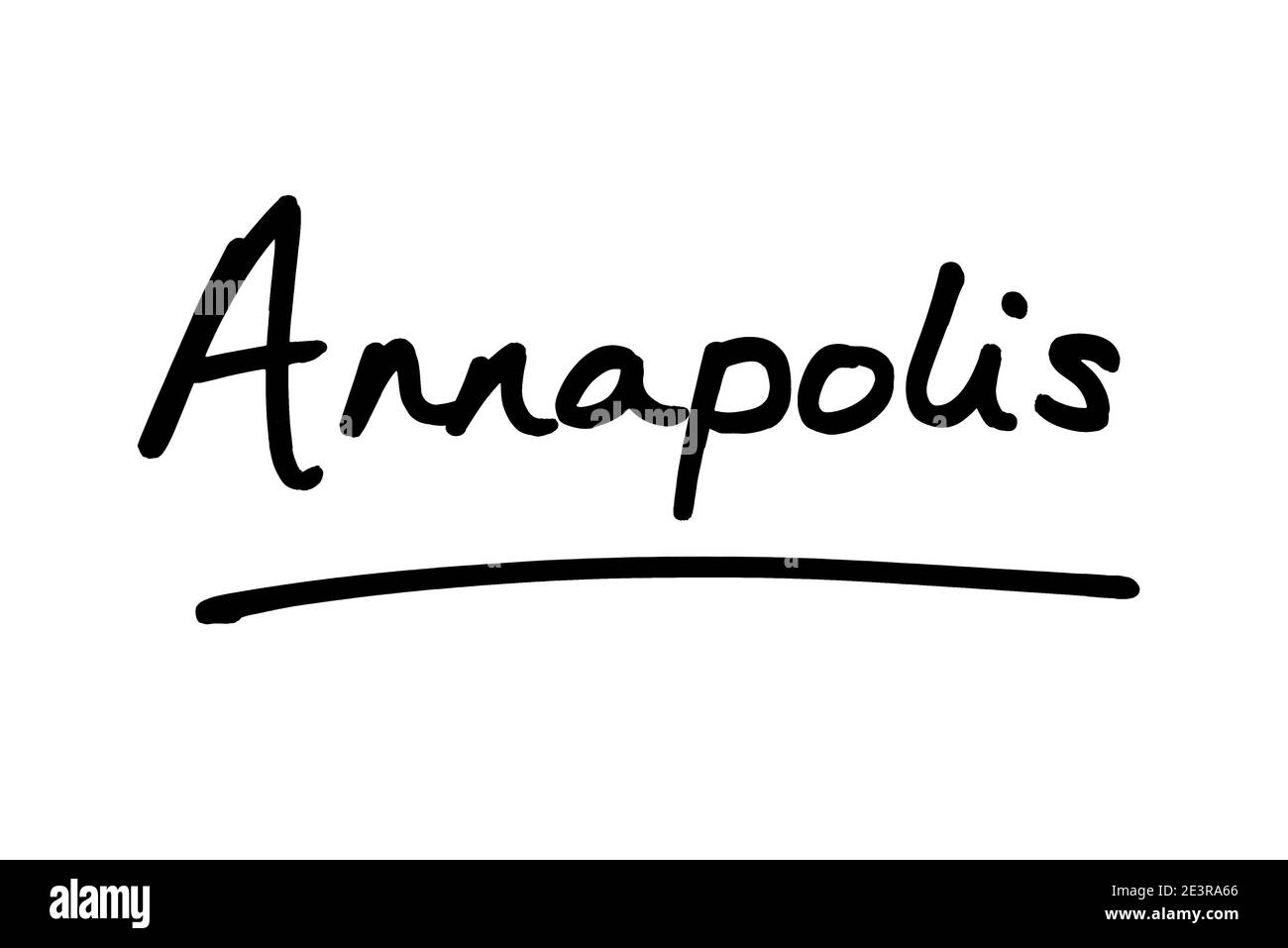 Annapolis - die Hauptstadt des Staates Maryland, in den Vereinigten Staaten von Amerika. Stockfoto