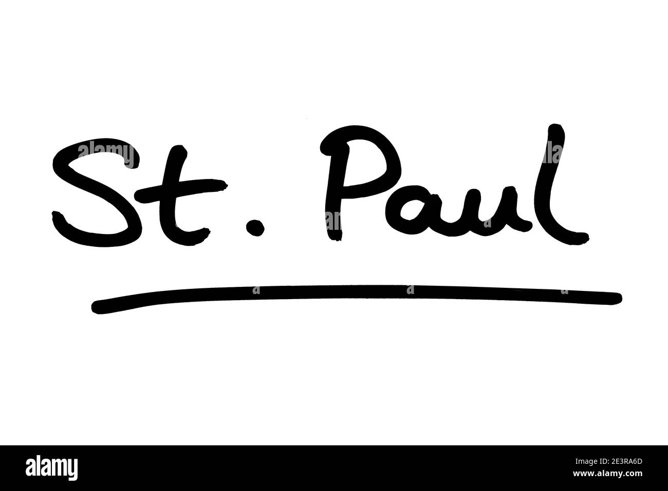 St. Paul - die Hauptstadt des Staates Minnesota, in den Vereinigten Staaten von Amerika. Stockfoto
