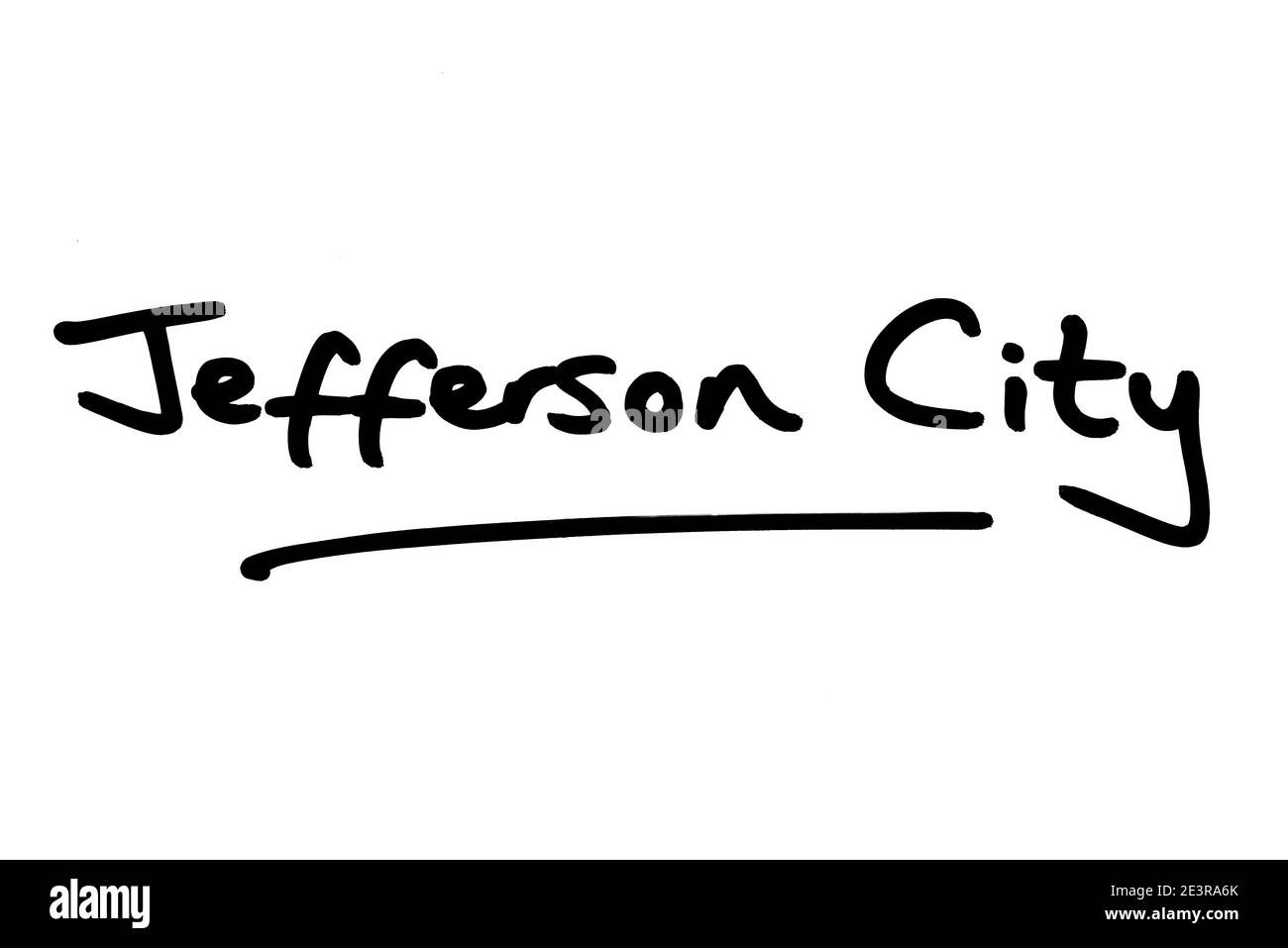 Jefferson City - die Hauptstadt des Staates Missouri, in den Vereinigten Staaten von Amerika. Stockfoto